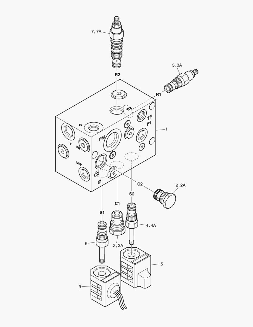 3590 BRAKE & PILOT SUPPLY VALVE
