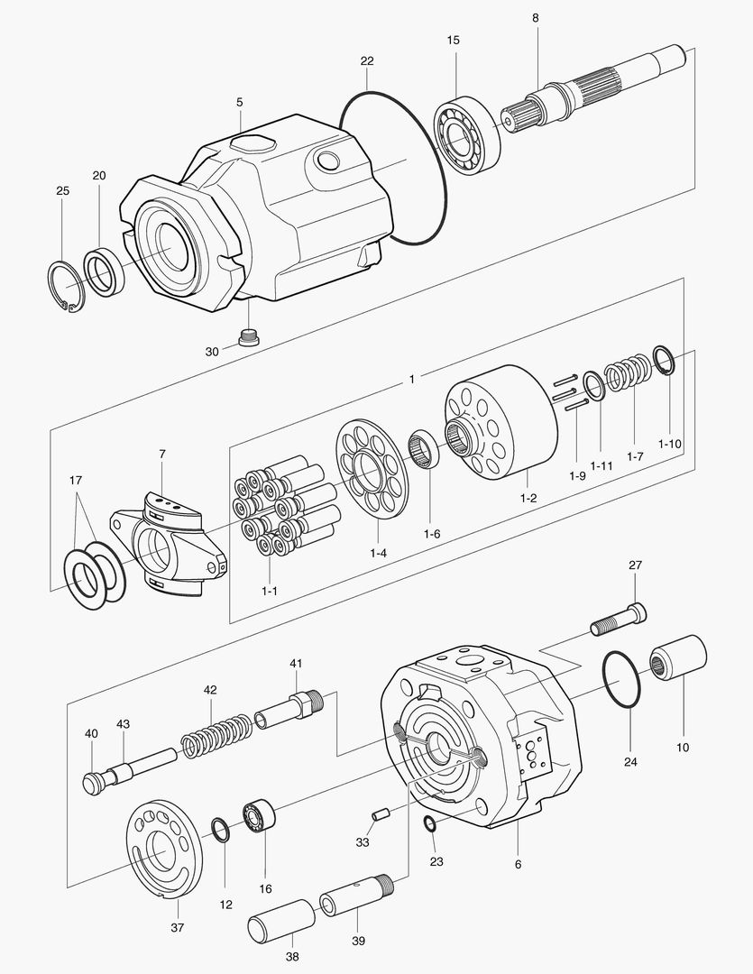 Спецтехника 3420 STEER & PILOT PUMP-PISTON PUMP [5001~5120] - главное фото