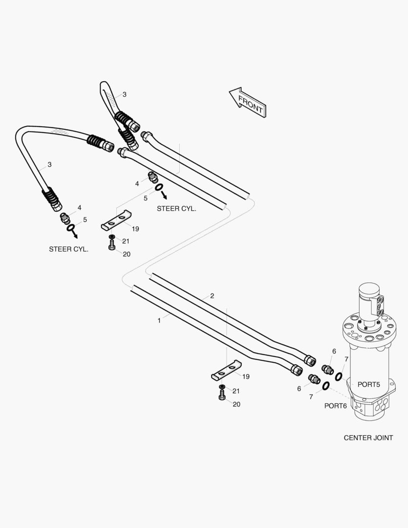 Спецтехника 2170 STEER PIPING [1~1146]