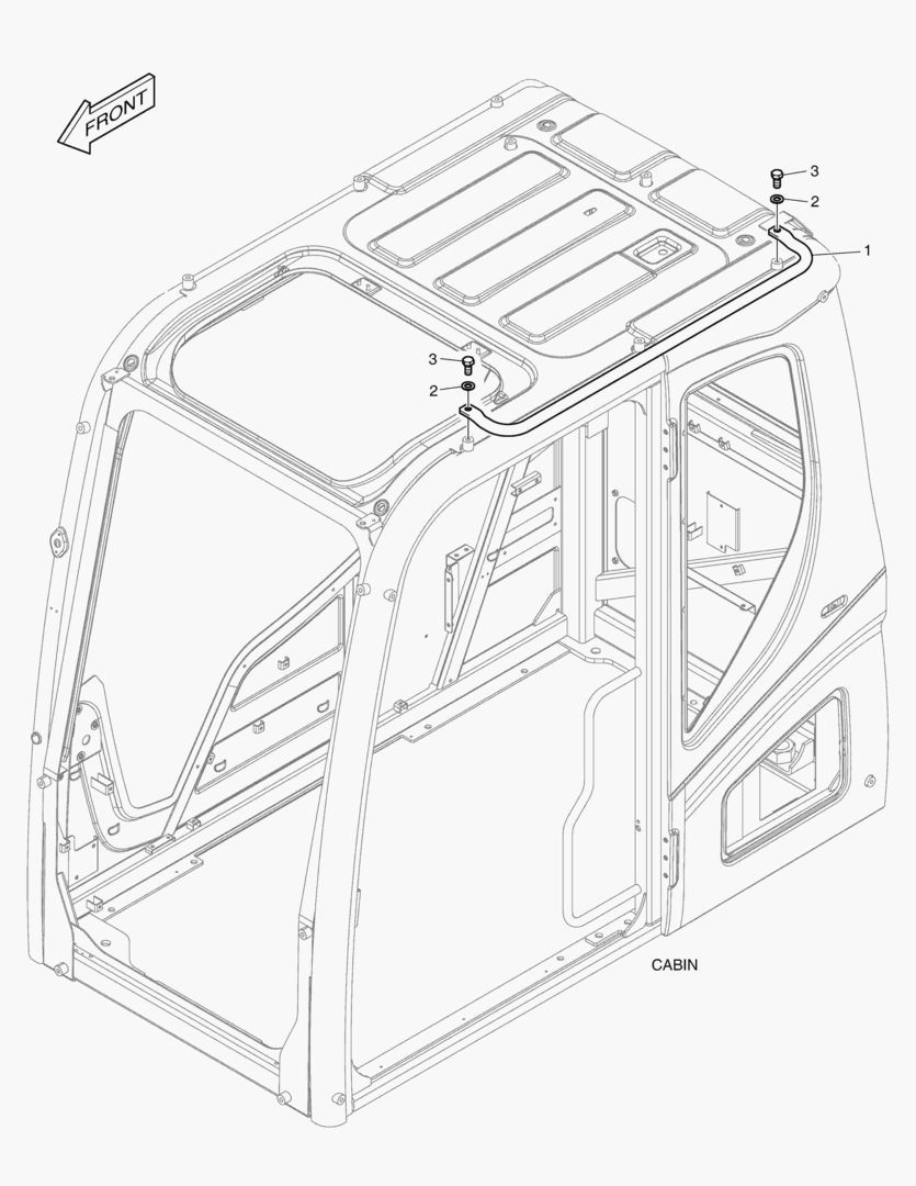 Спецтехника 7180 HANDLE - ROOF(FOGS)