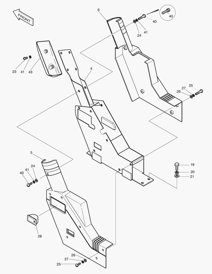 Спецтехника 1410 INSTRUMENT PANEL COVER [5001~]