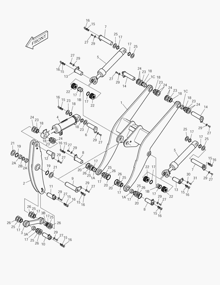 2105 LOADER ARM [3009~]