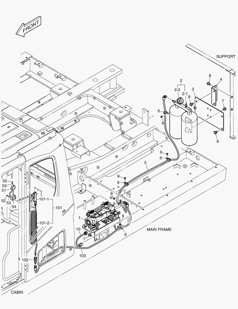 МОНТАЖ ВОЗДУШНОГО КОМПРЕССОРА
