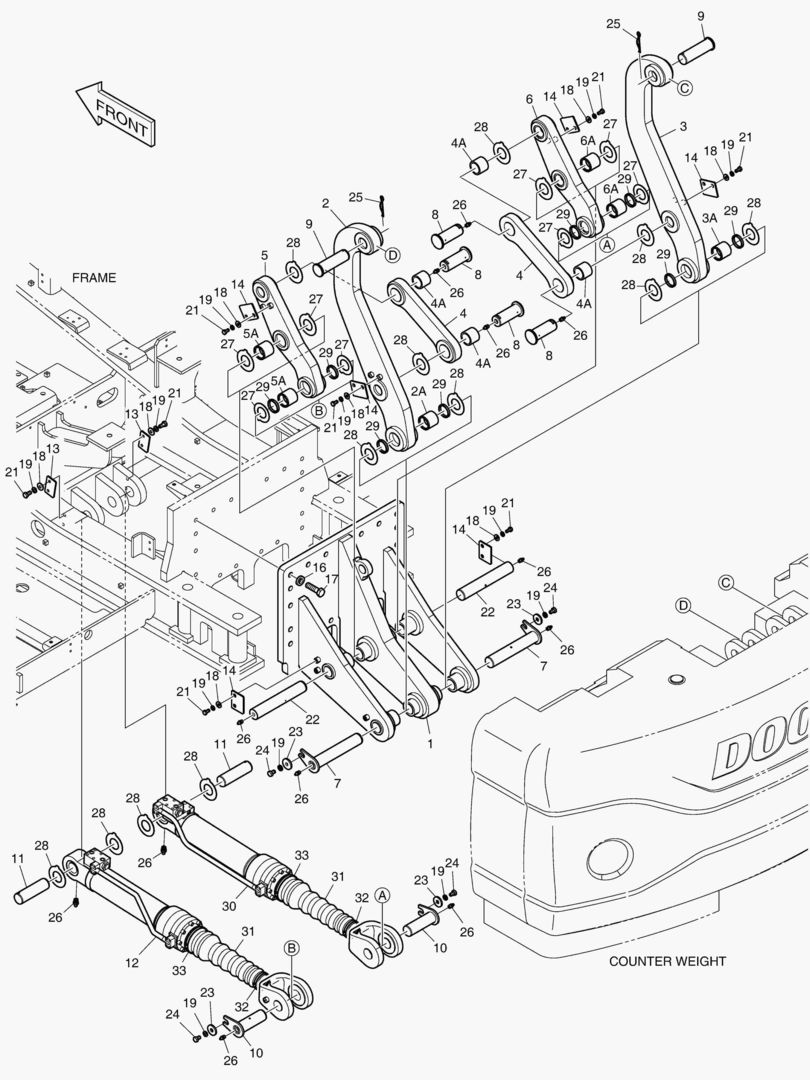 Спецтехника 6980 COUNTER WEIGHT REMOVAL DEVICE [5001~10167] - главное фото
