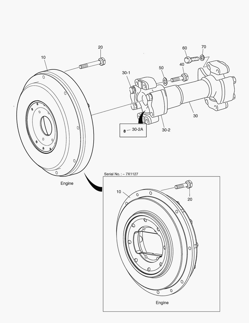 G120-10 CARDAN SHAFT ENGINE-TRANSMISSION