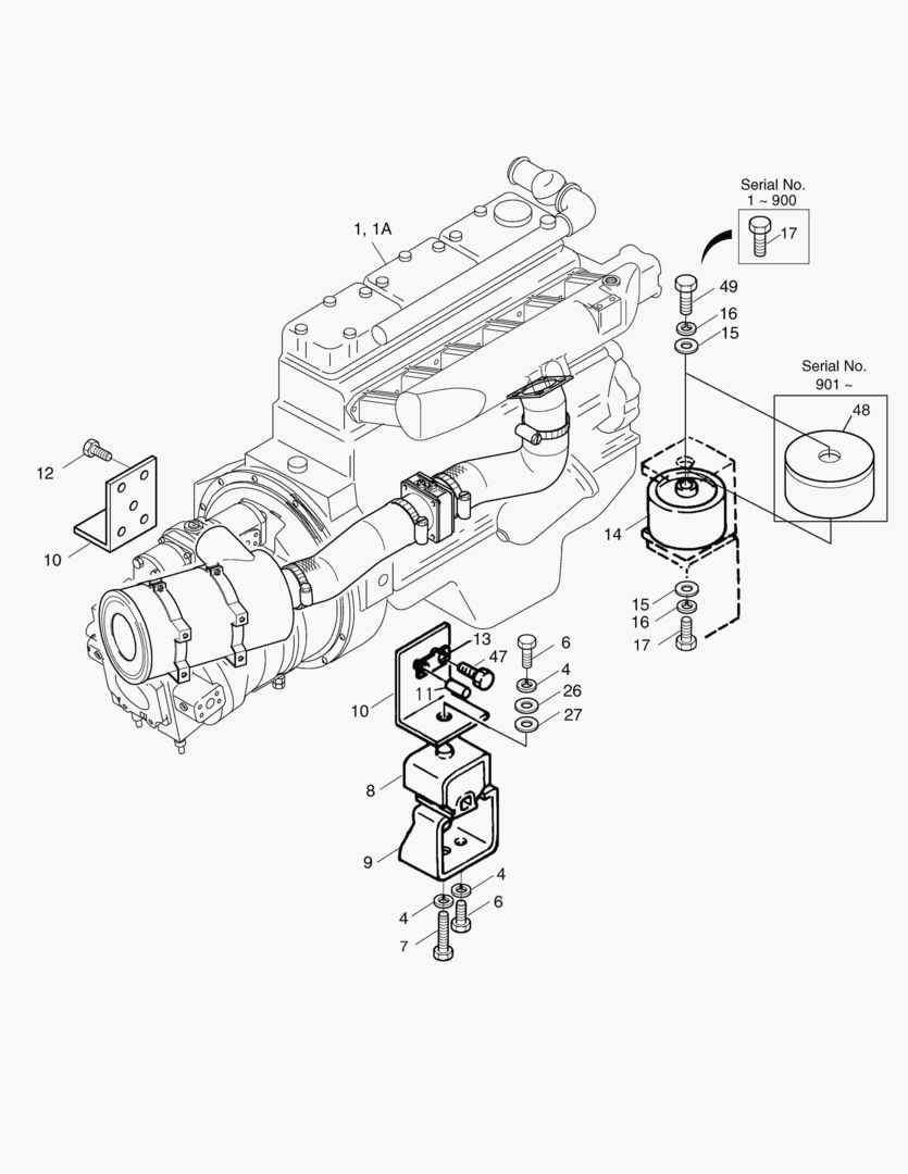 МОНТАЖ ДВИГАТЕЛЯ