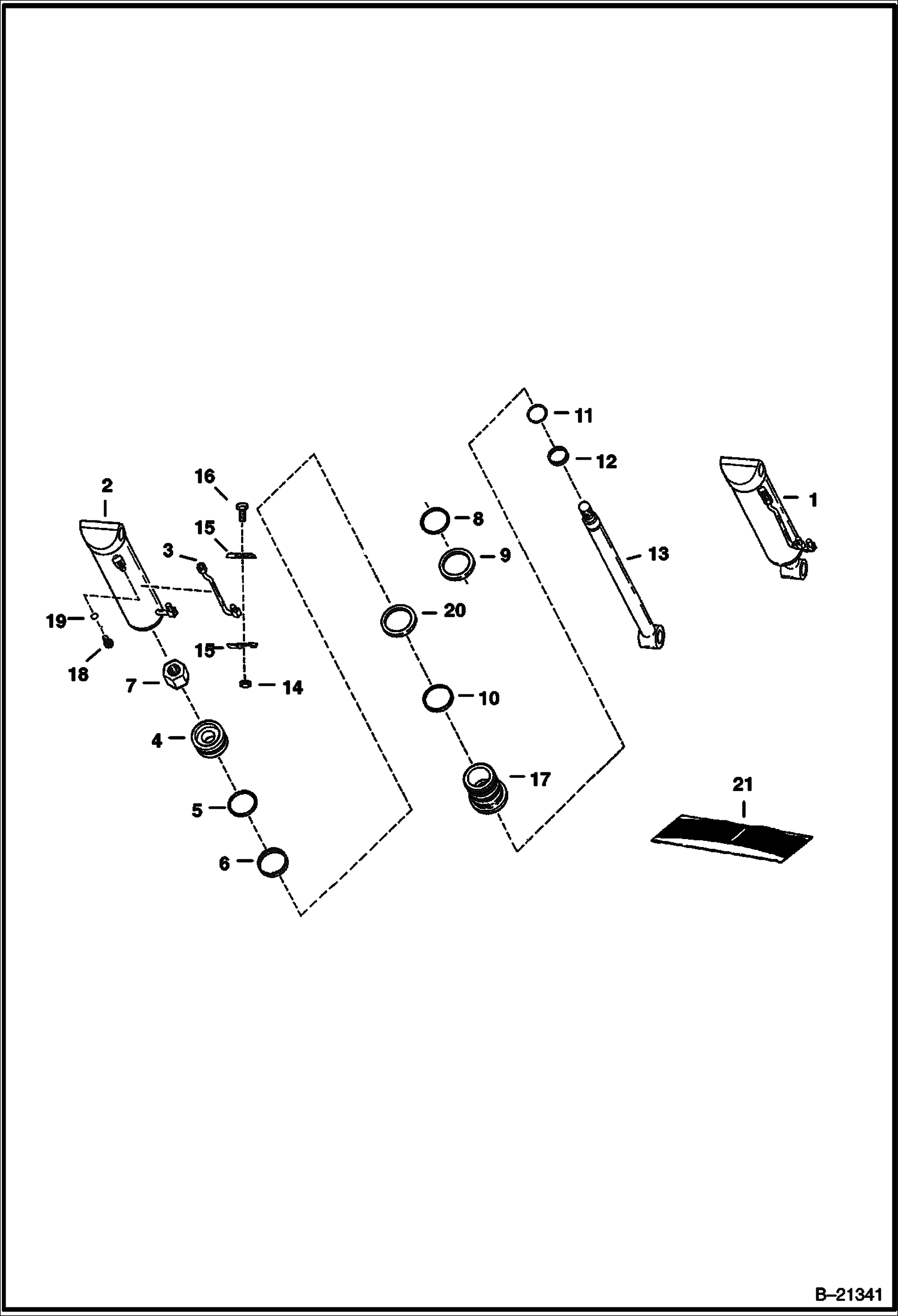 ЦИЛИНДРА НАКЛОНА СО СМЕННЫМ ПАТРУБКОМ