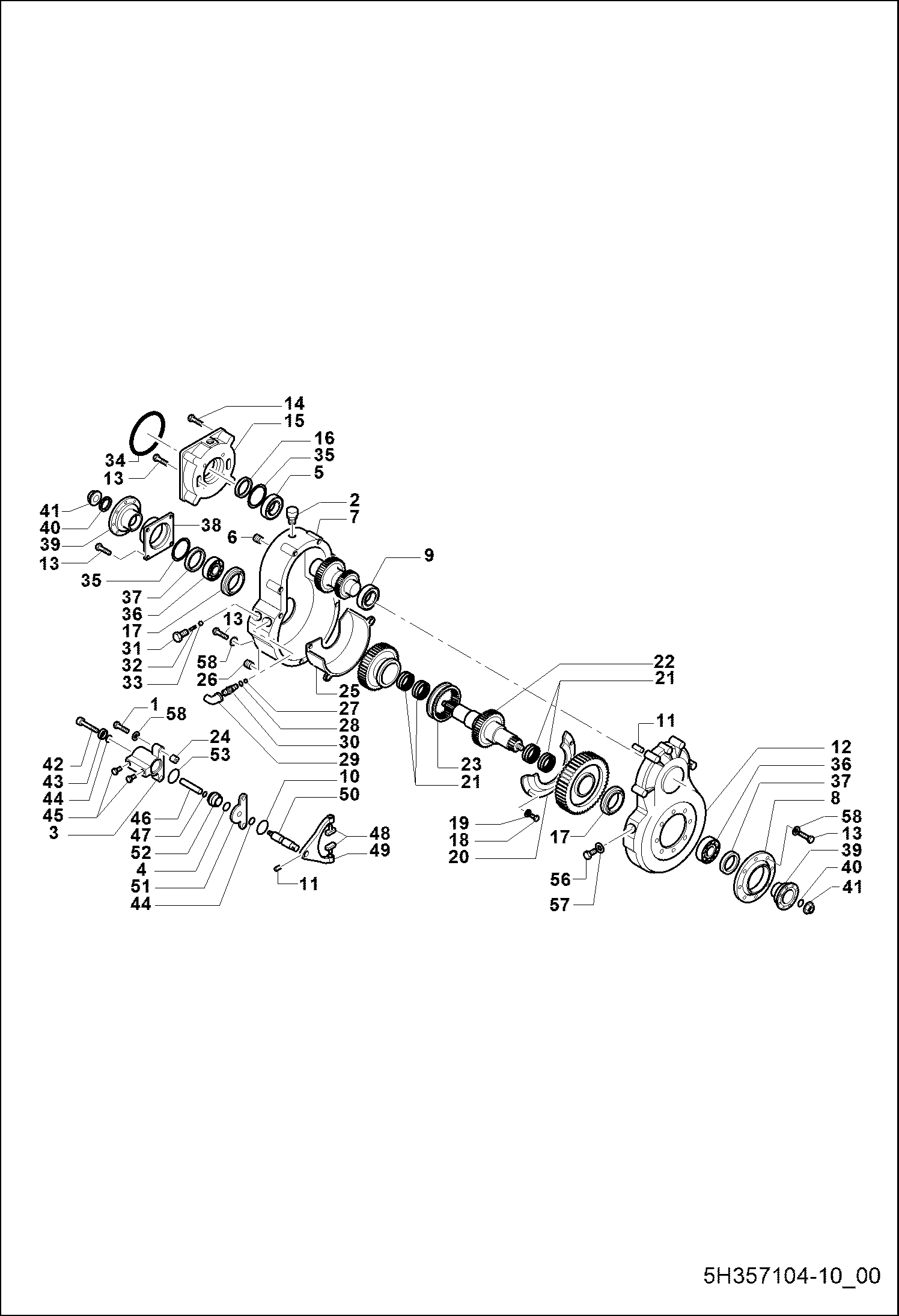 КОРОБКА ПЕРЕДАЧ - ЗАМЕНЯЕМАЯ ЕДИНИЦА ОБОРУДОВАНИЯ