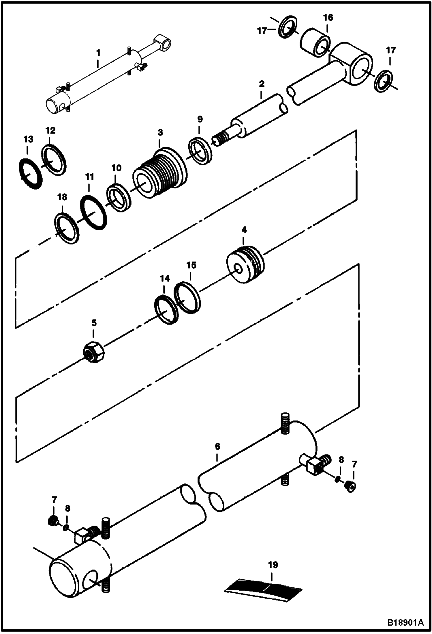 ЦИЛИНДР ОТВАЛА