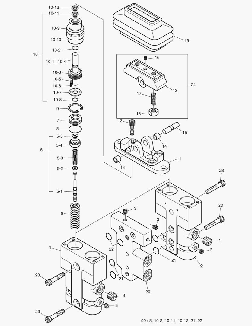 4390 PEDAL VALVE - TRAVEL [37376~]