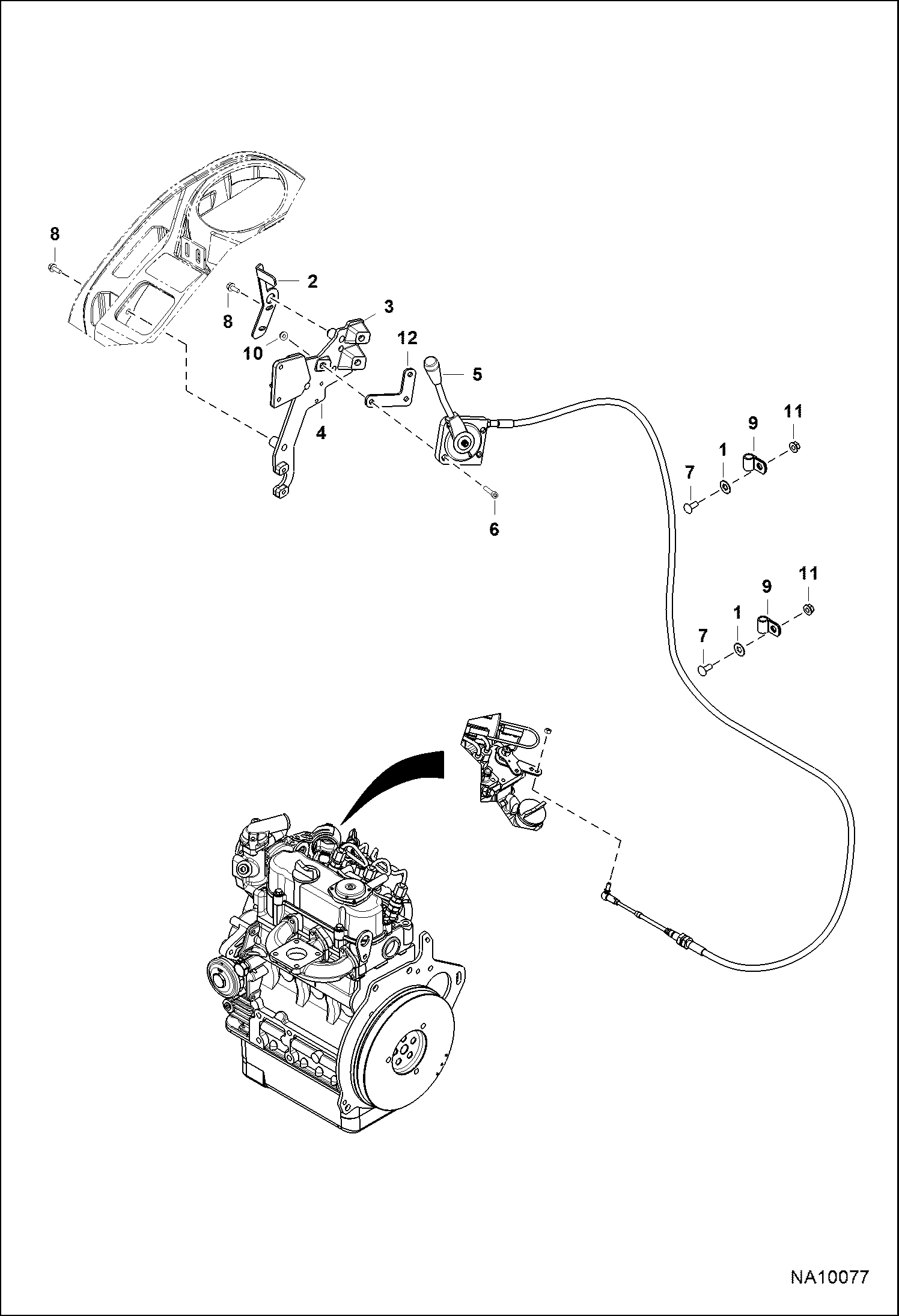 МЕХАНИЗМ УПРАВЛЕНИЯ ДРОССЕЛЬНОЙ ЗАСЛОНКОЙ
