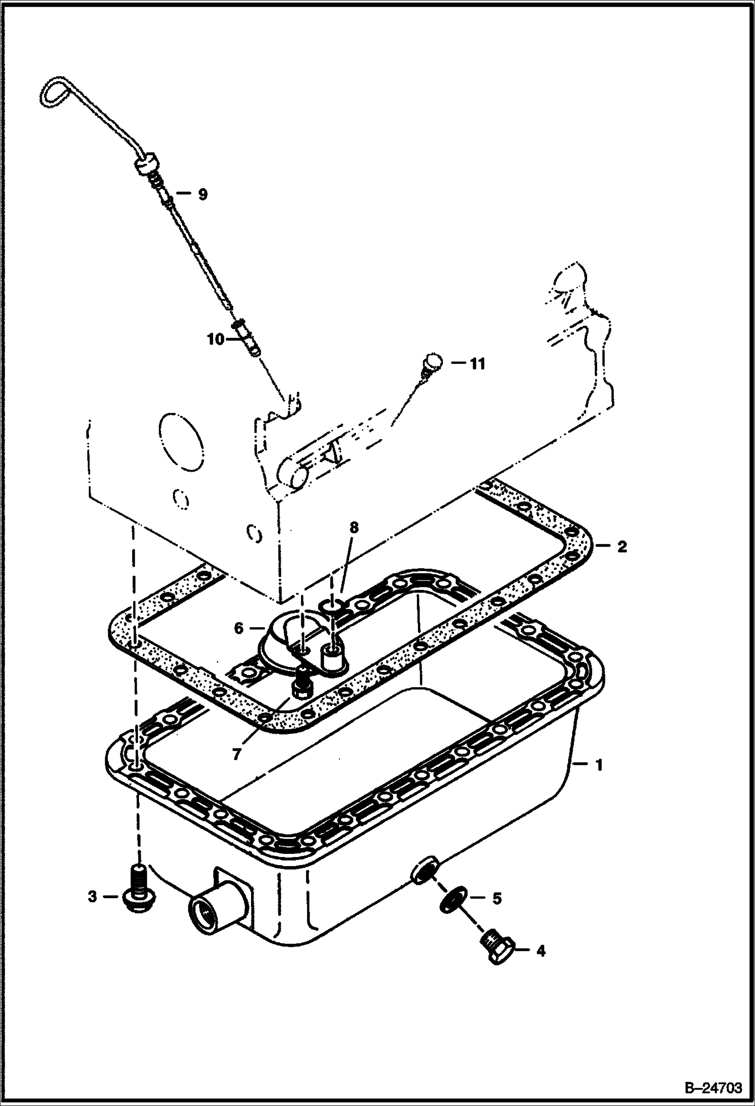 ПОДДОН КАРТЕРА (KUBOTA - V2203 2EB - TIER II REPLACEMENT)
