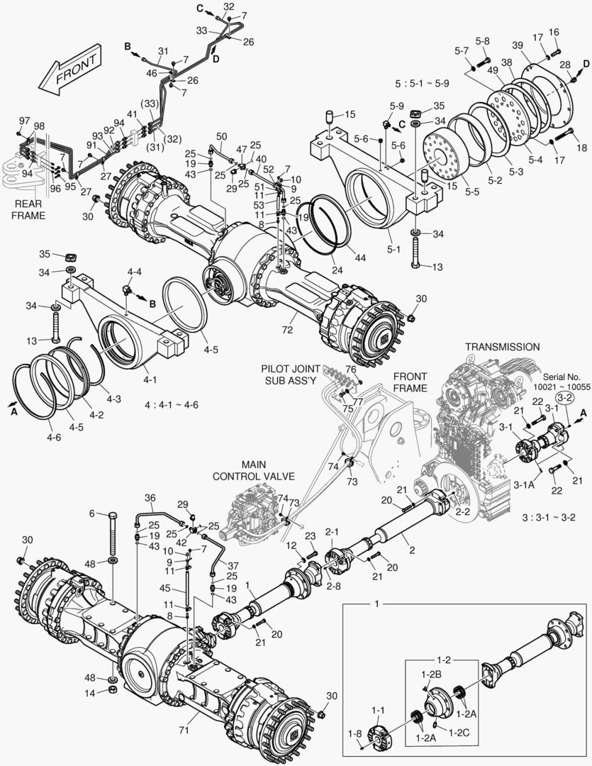 1210 AXLE & DRIVE SHAFT
