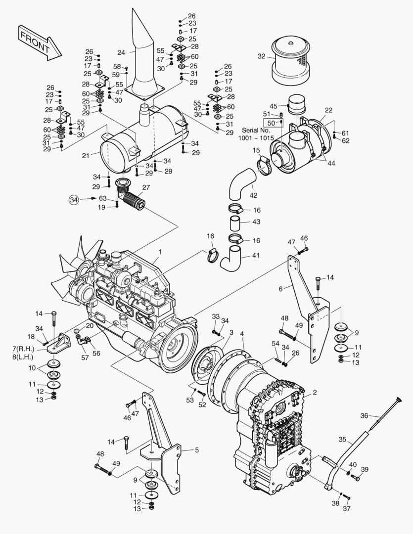 1111 ENGINE MOUNTING (TIER-II) [1011~]