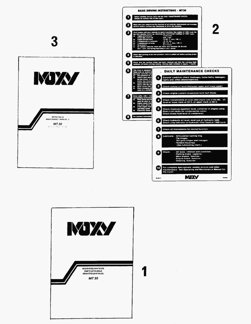 G090-3 STANDARD EQUIPMENT