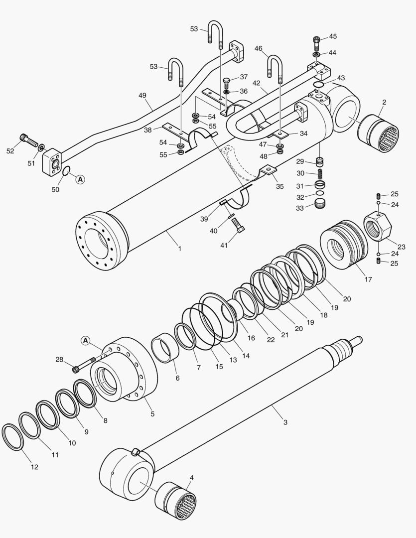 ЦИЛИНДР РУКОЯТИ - СТРЕЛА 7.1 м