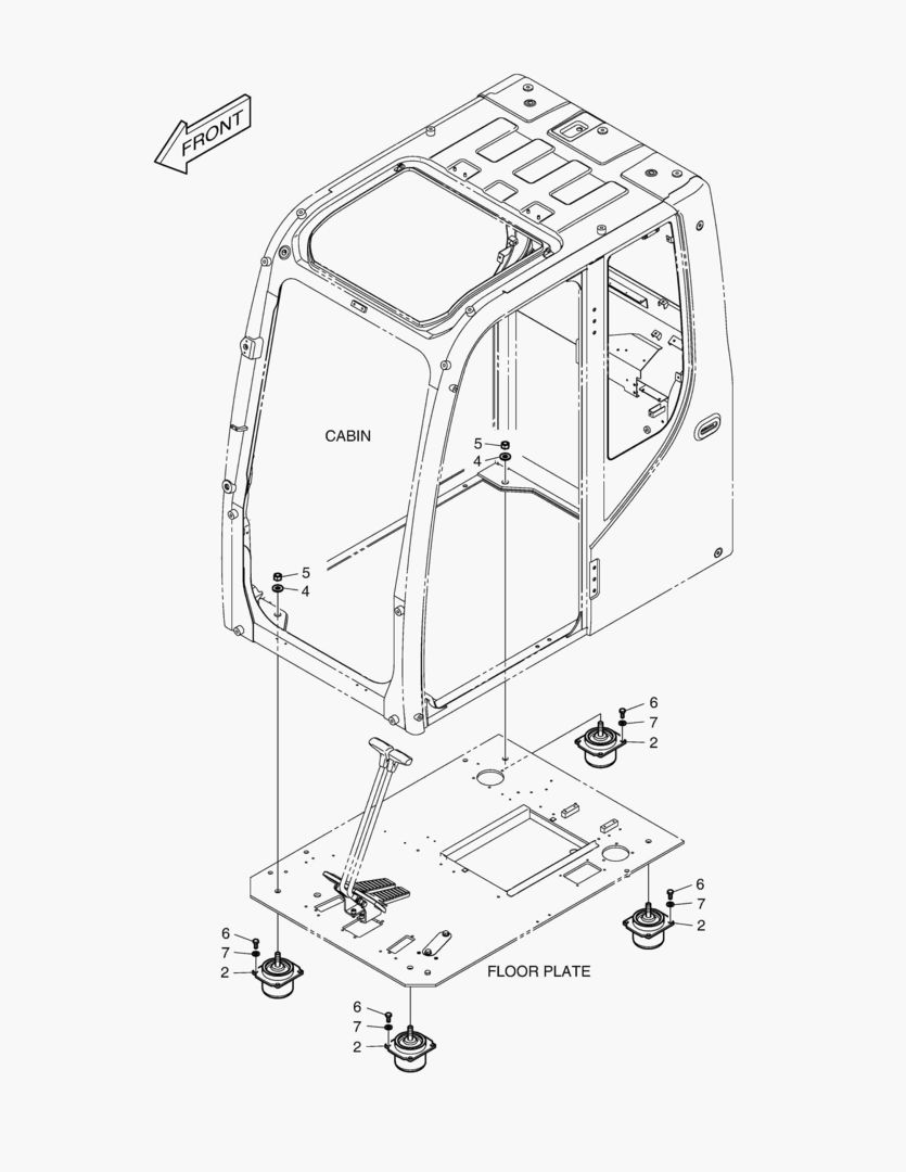 УСТАНОВКА КАБИНЫ