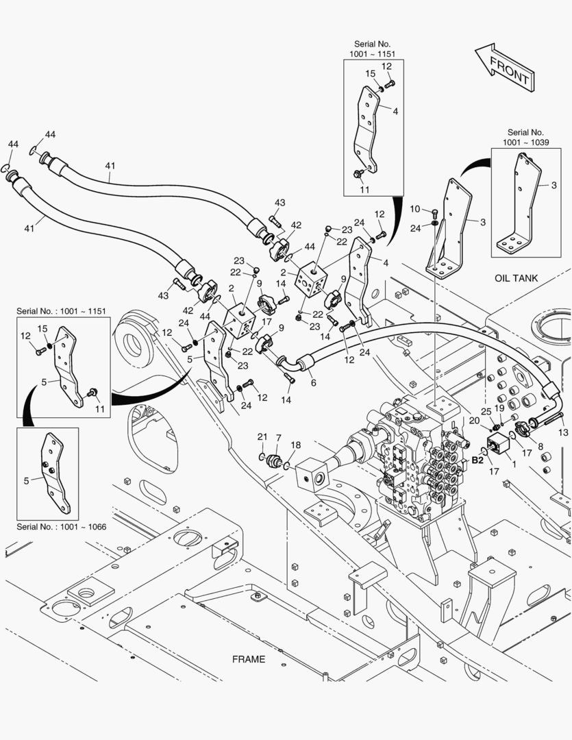 6170 MAIN PIPING - ONE & TWO WAY
