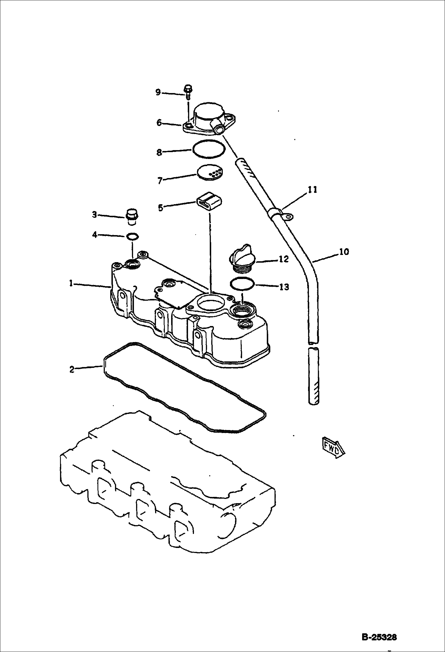 КРЫШКА ГОЛОВКИ ЦИЛИНДРА