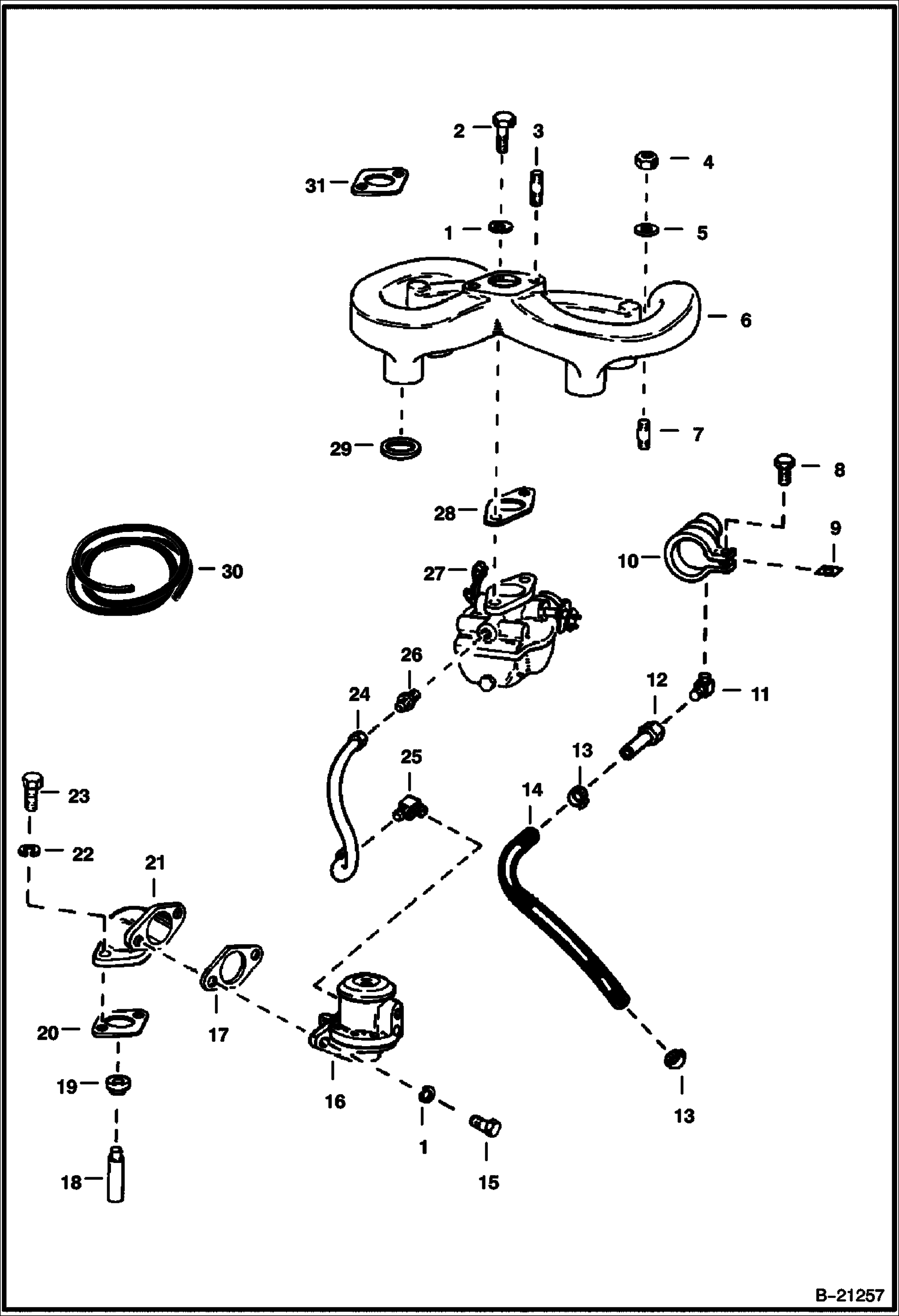 СИСТЕМА ПОДАЧИ ТОПЛИВА И ВЫХЛОПНОЙ УЗЕЛ