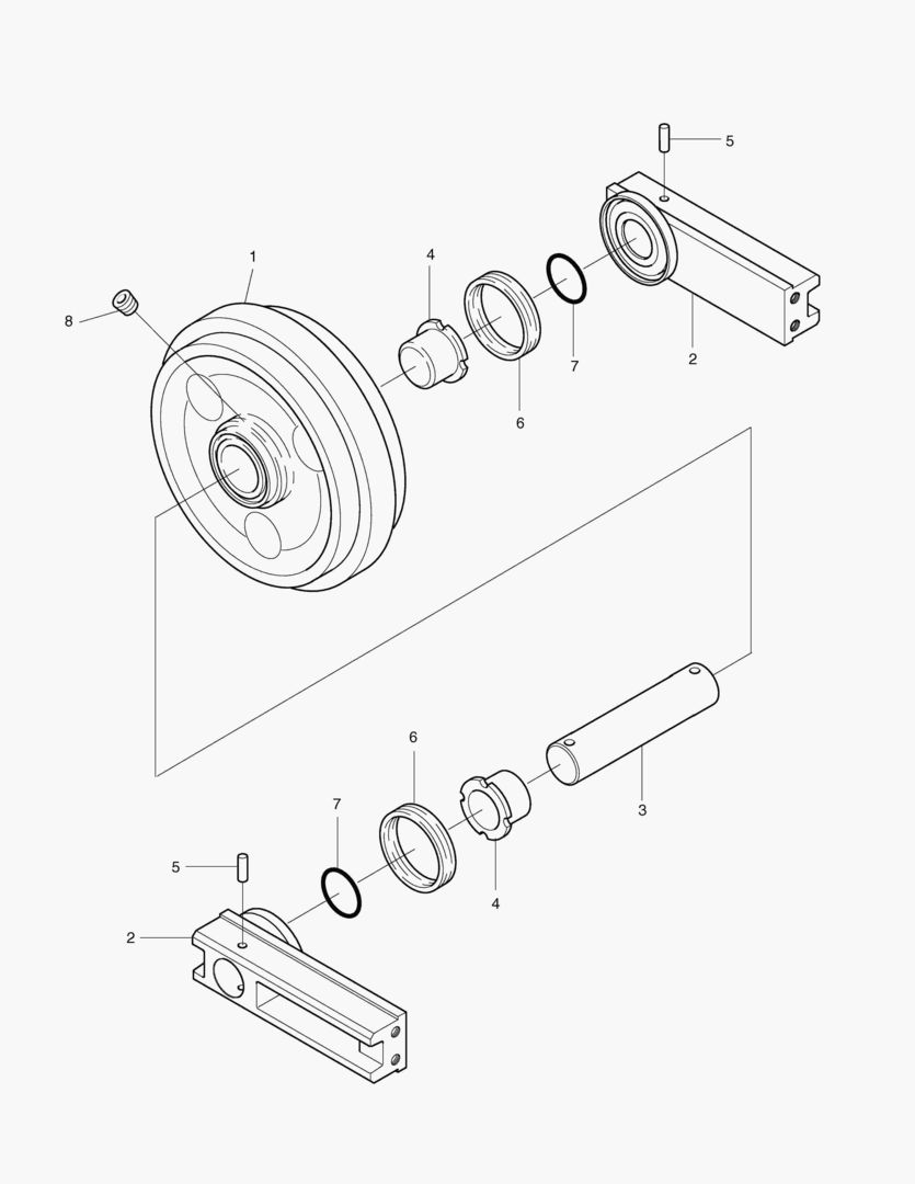 НАТЯЖНОЕ КОЛЕСО-ДЛЯ КАУЧУКА