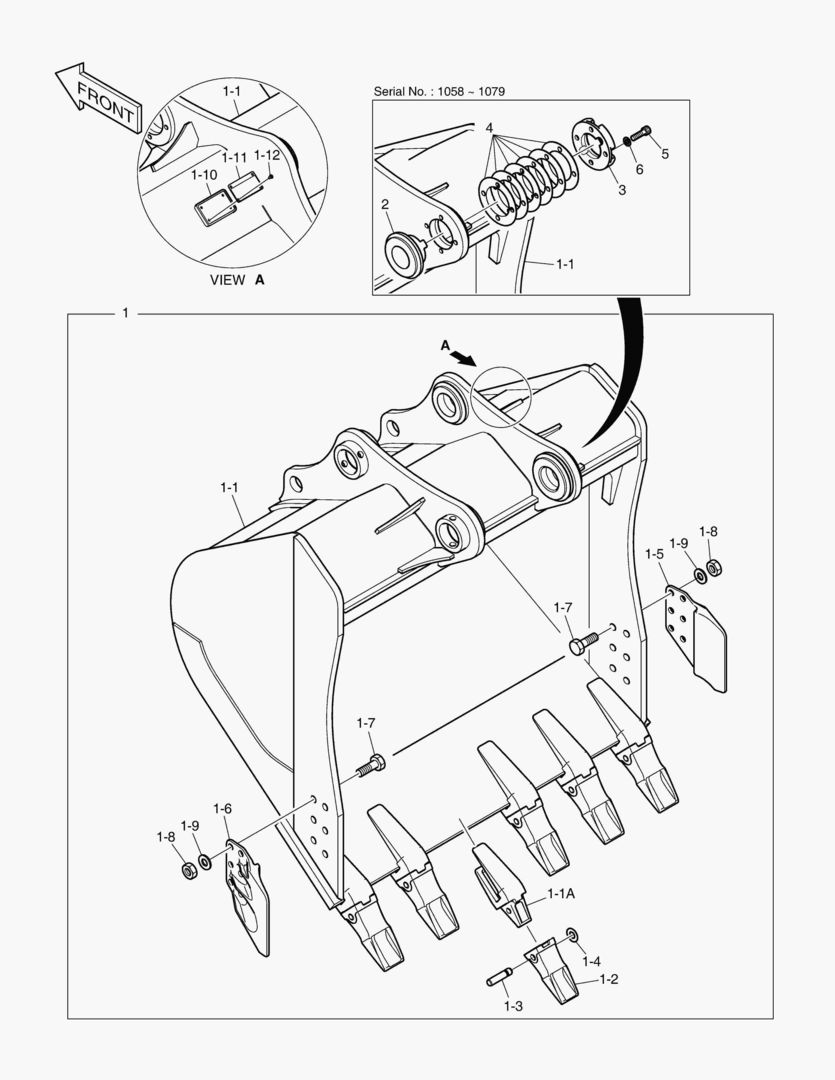 6990 BUCKET ASS`Y - 1.5mВі
