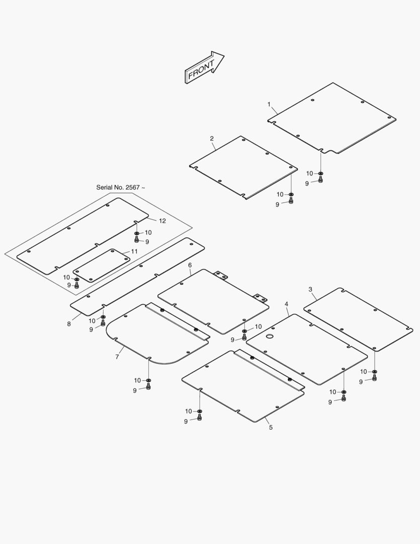 ОБТЕКАЕМАЯ ПОДКУЗОВНАЯ ПАНЕЛЬ