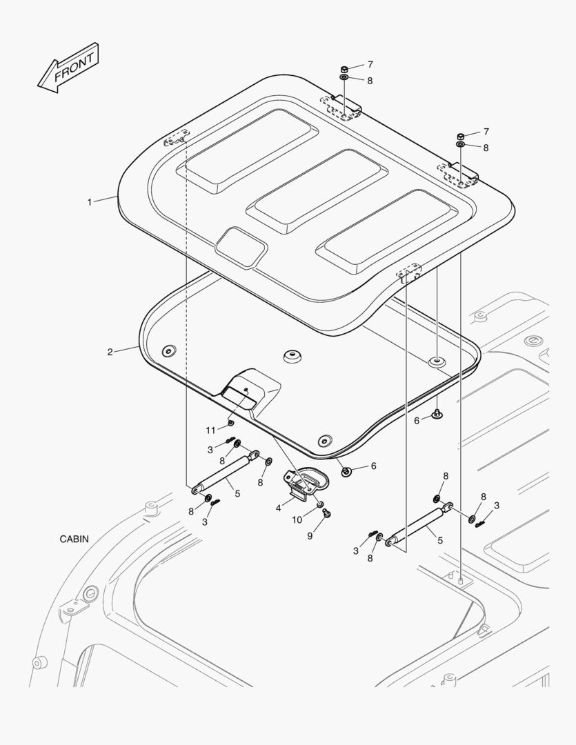 ЧЕХОЛ КРЫШКИ - ИЗ СТАЛИ(СИСТЕМА ЗАЩИТЫ ПРИ ОПРОКИДЫВАНИИ)