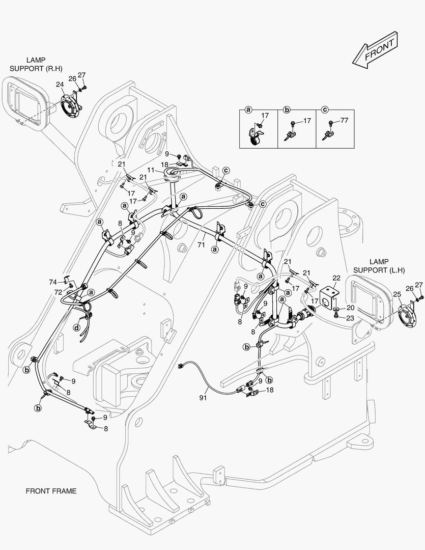 ЭЛЕКТРИЧЕСКИЕ ЗАПЧАСТИ - ФРОНТАЛЬНЫЙ