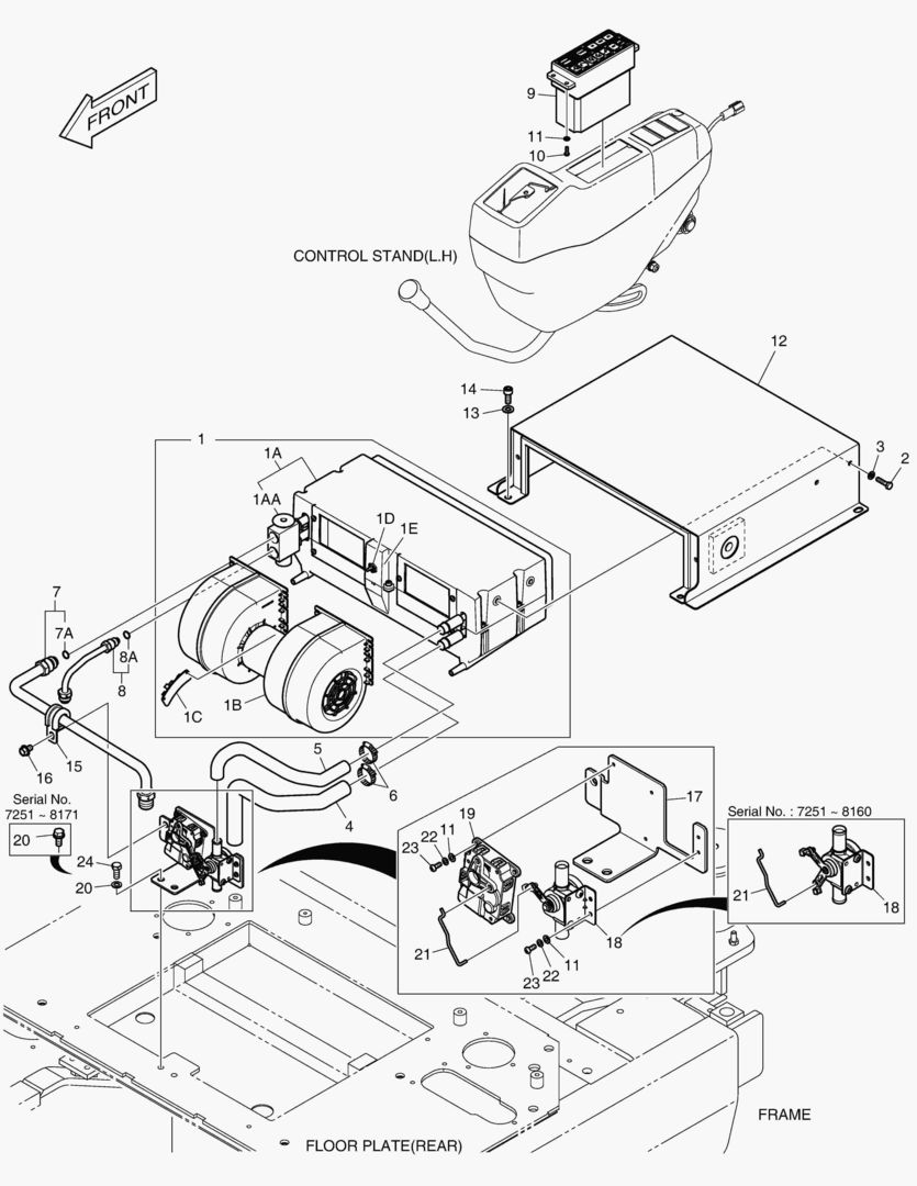 1751 AIR CONDITIONER - CABIN [7251~]