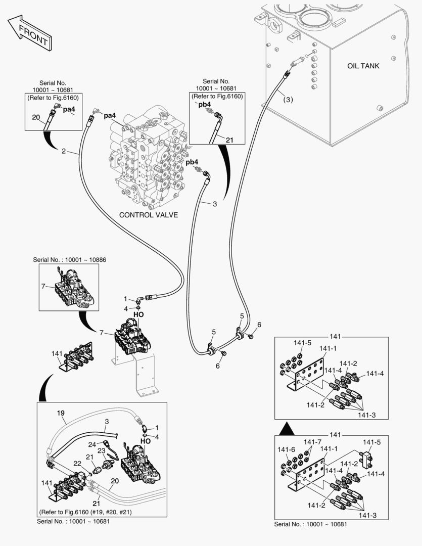 ТРУБОПРОВОД СЕРВОУПРАВЛЕНИЯ - ОДИН ПУТЬ