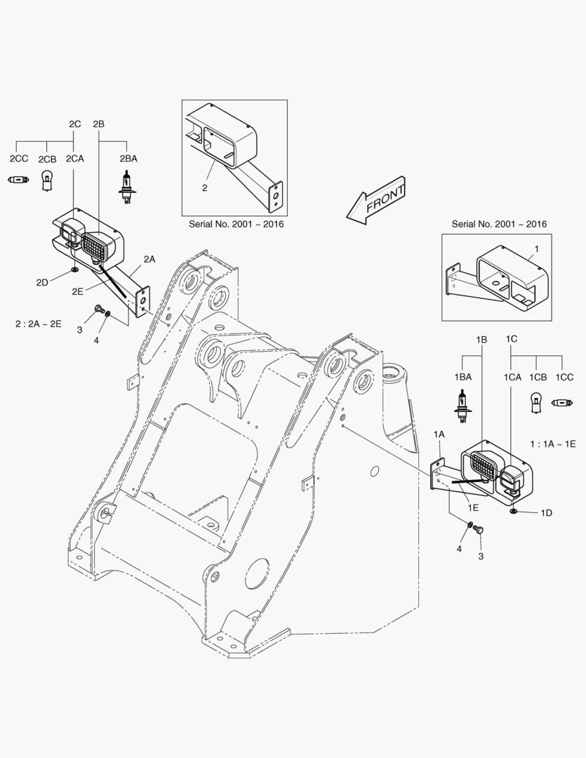 ПОДДЕРЖКА ПЕРЕДНЕЙ ЛАМПЫ
