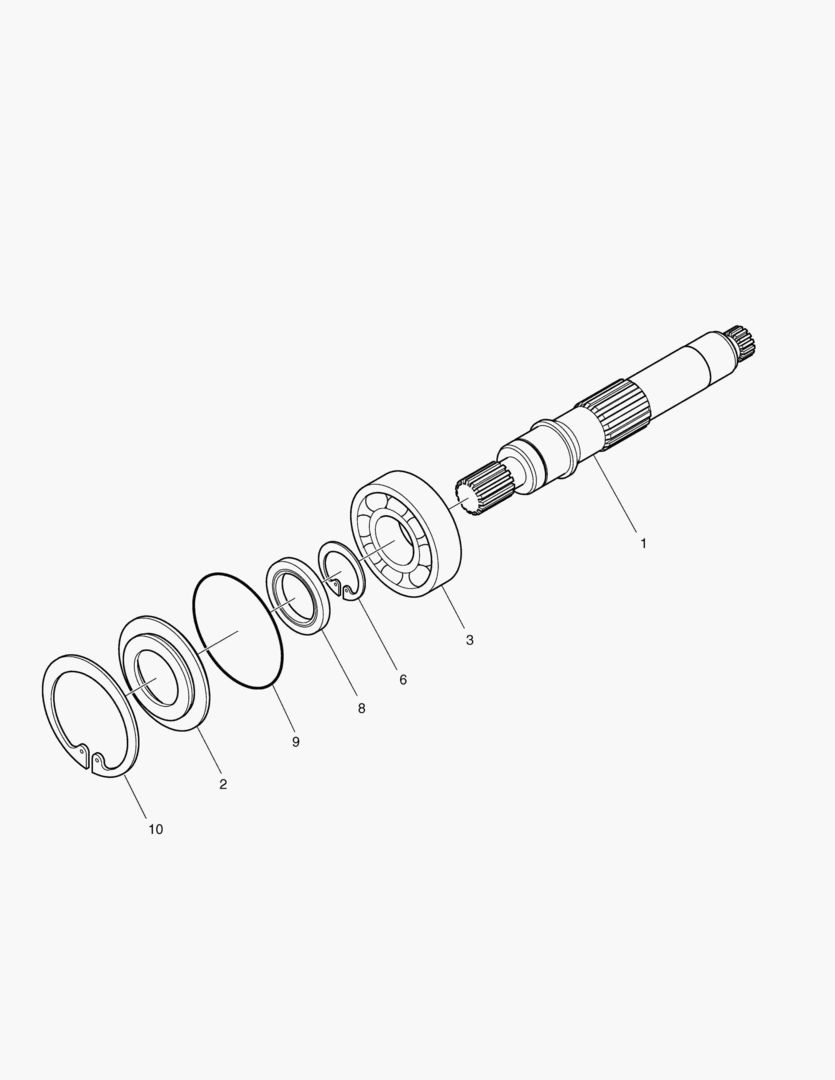 ОСНОВНОЙ НАСОС - ВАЛ