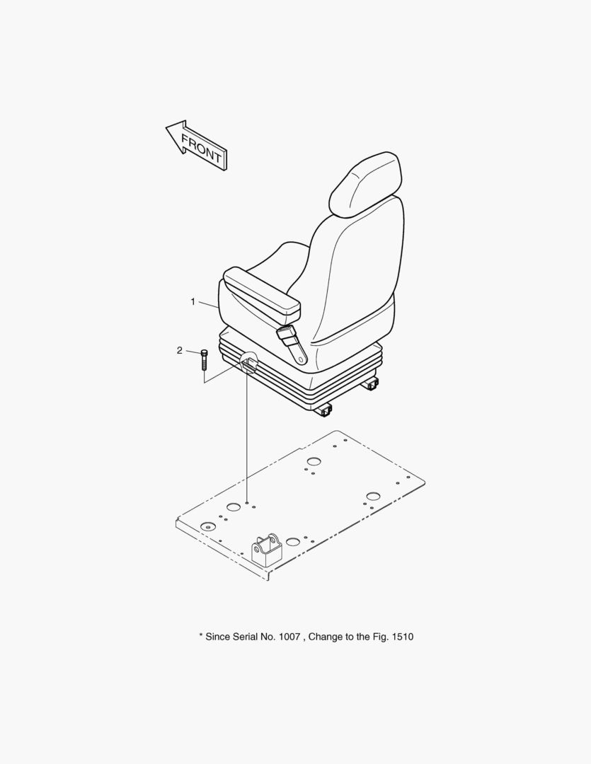 1520 SEAT MOUNTING-EXCEPT EUROPE & U.S.A [1001~1006]
