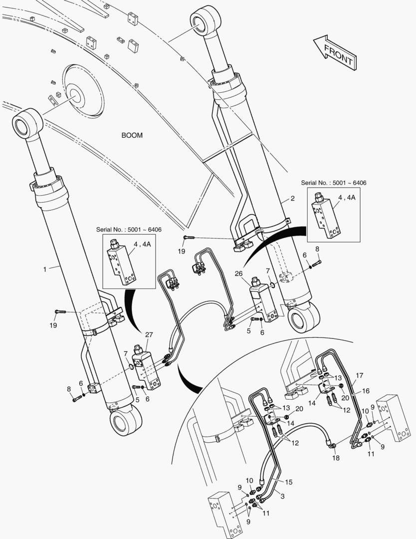 6380 BOOM PIPING - LOCK VALVE [5001~6486]