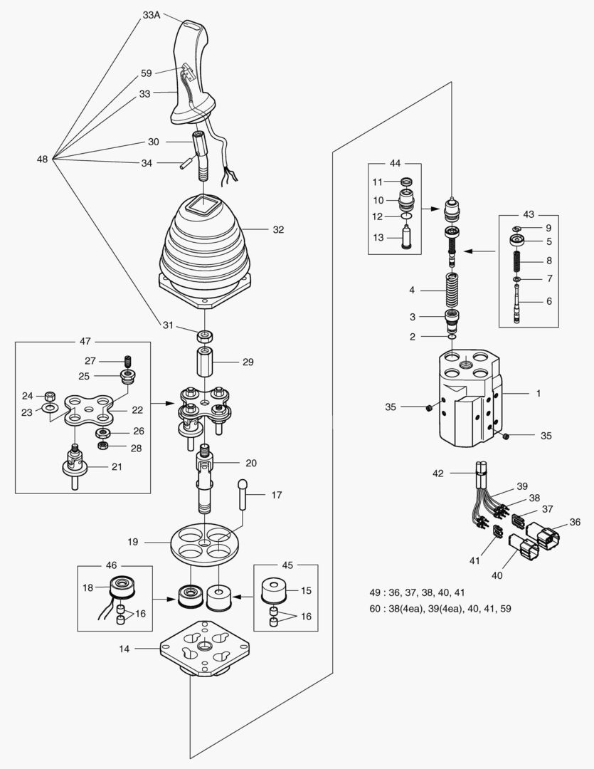 3491 REMOTE CONTROL VALVE-2 SPOOL [1011~]