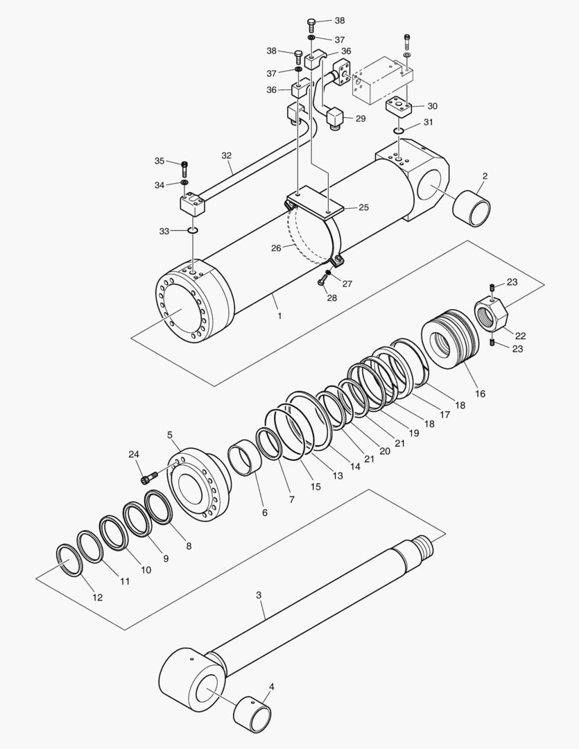 Спецтехника 4510 ARTI BOOM CYLINDER - LOCK VALVE [5001~5183]