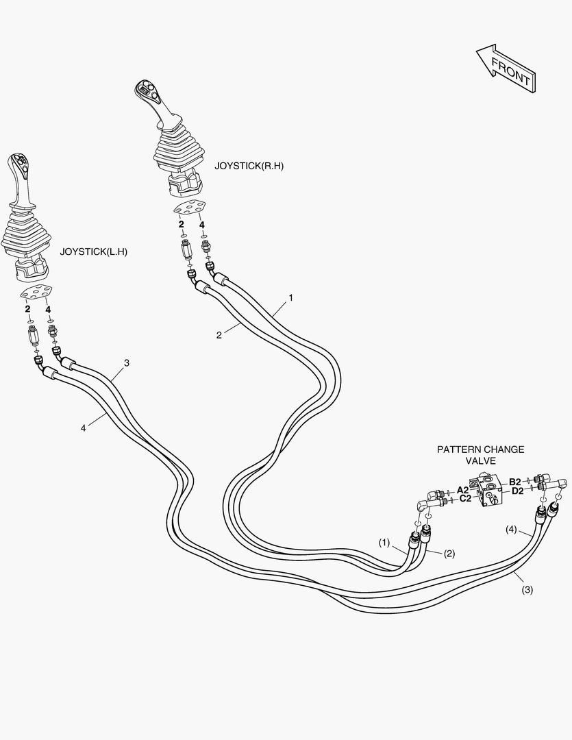 ТРУБОПРОВОД СЕРВОУПРАВЛЕНИЯ - ИЗМЕНЕНИЕ РЕЖИМА(2)