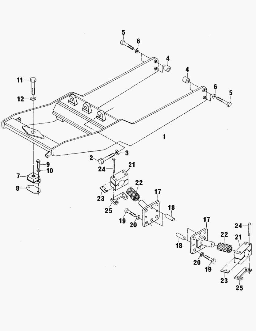 G025-1 GEAR BOX BRACKET