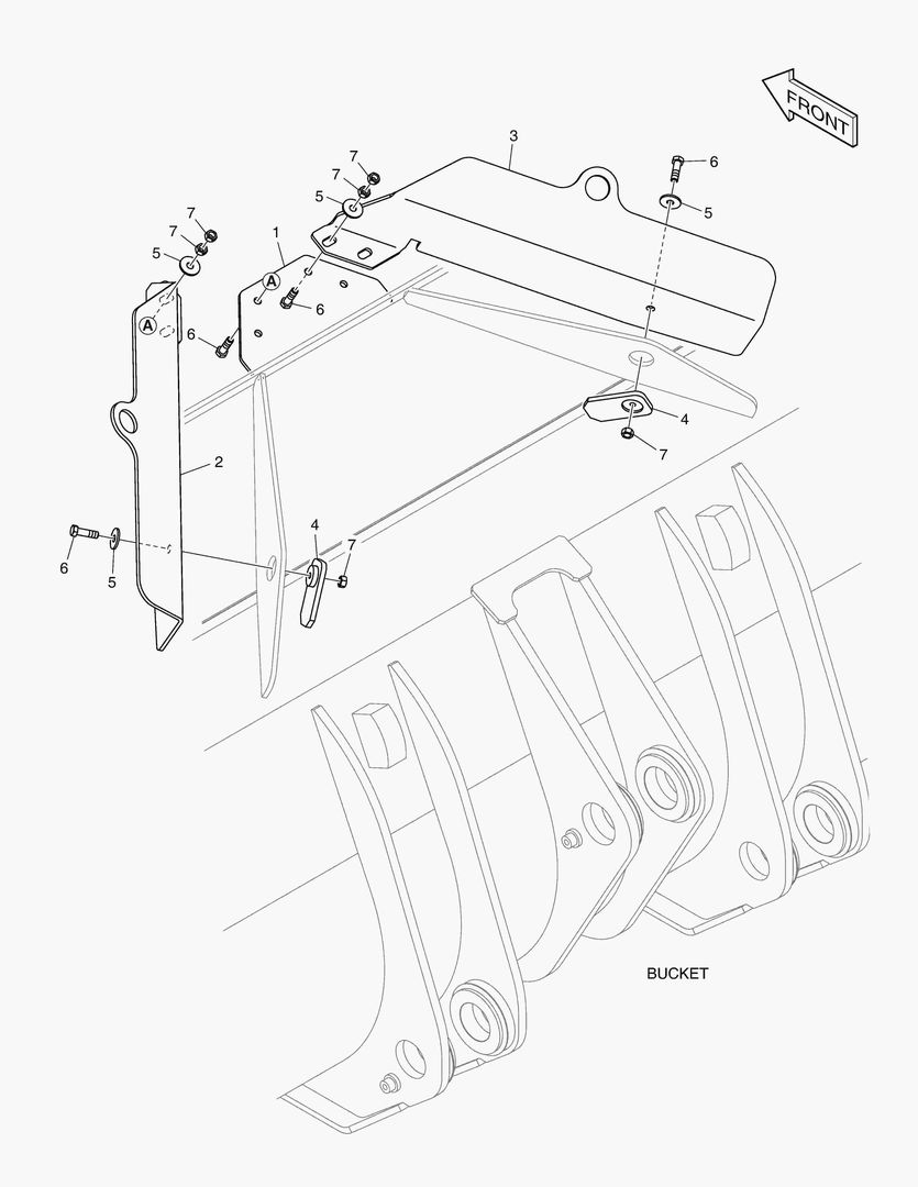 5200 GUARD - BUCKET SPILL