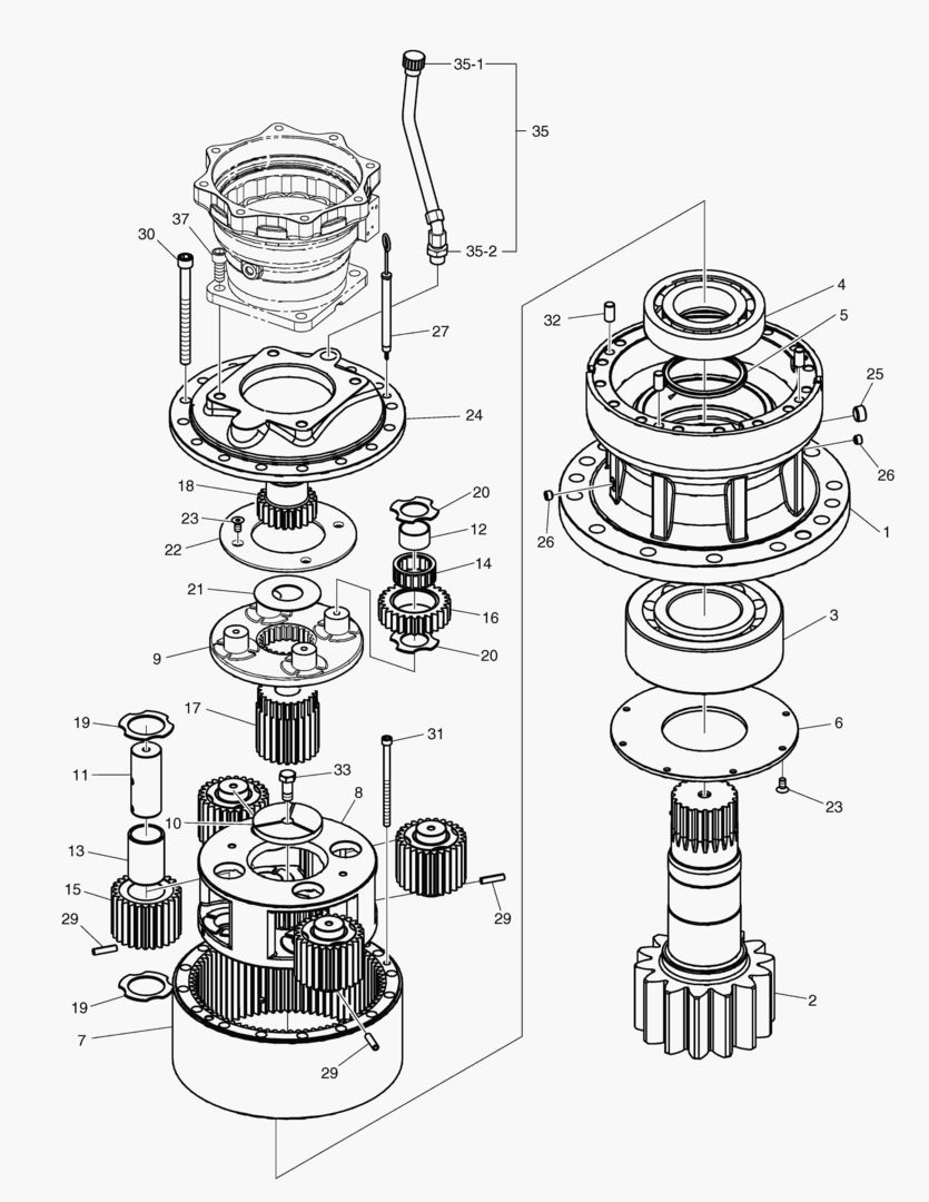ПОВОРОТНАЯ ПОНИЖАЮЩАЯ ПЕРЕДАЧА