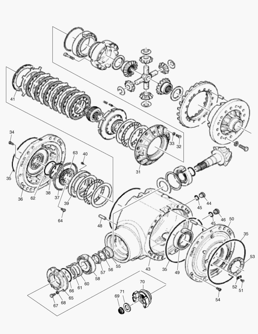 G090-6 DIFFERENTIAL ASS`Y
