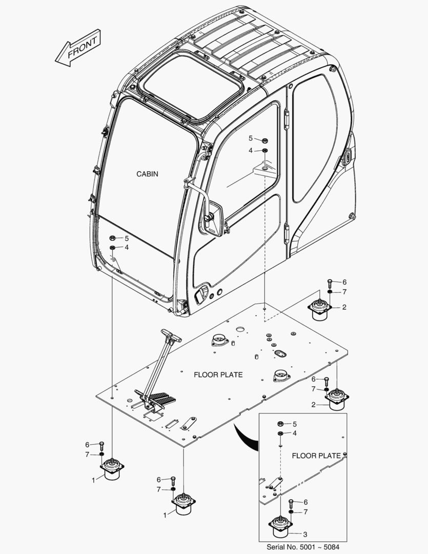 УСТАНОВКА КАБИНЫ