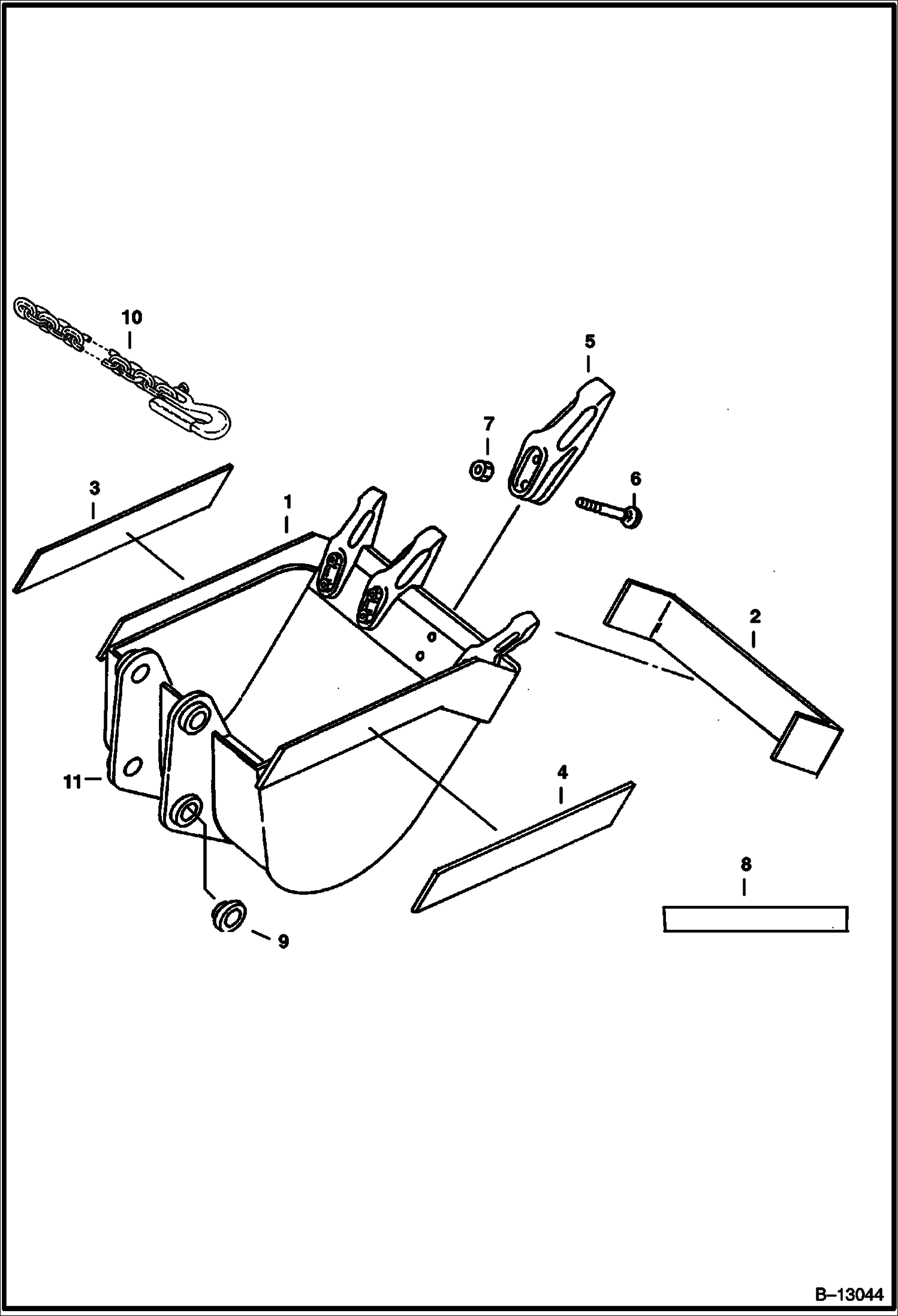 КОВШ (КРЕПЛЕНИЕ)(231,331,334) (NON CURRENT)