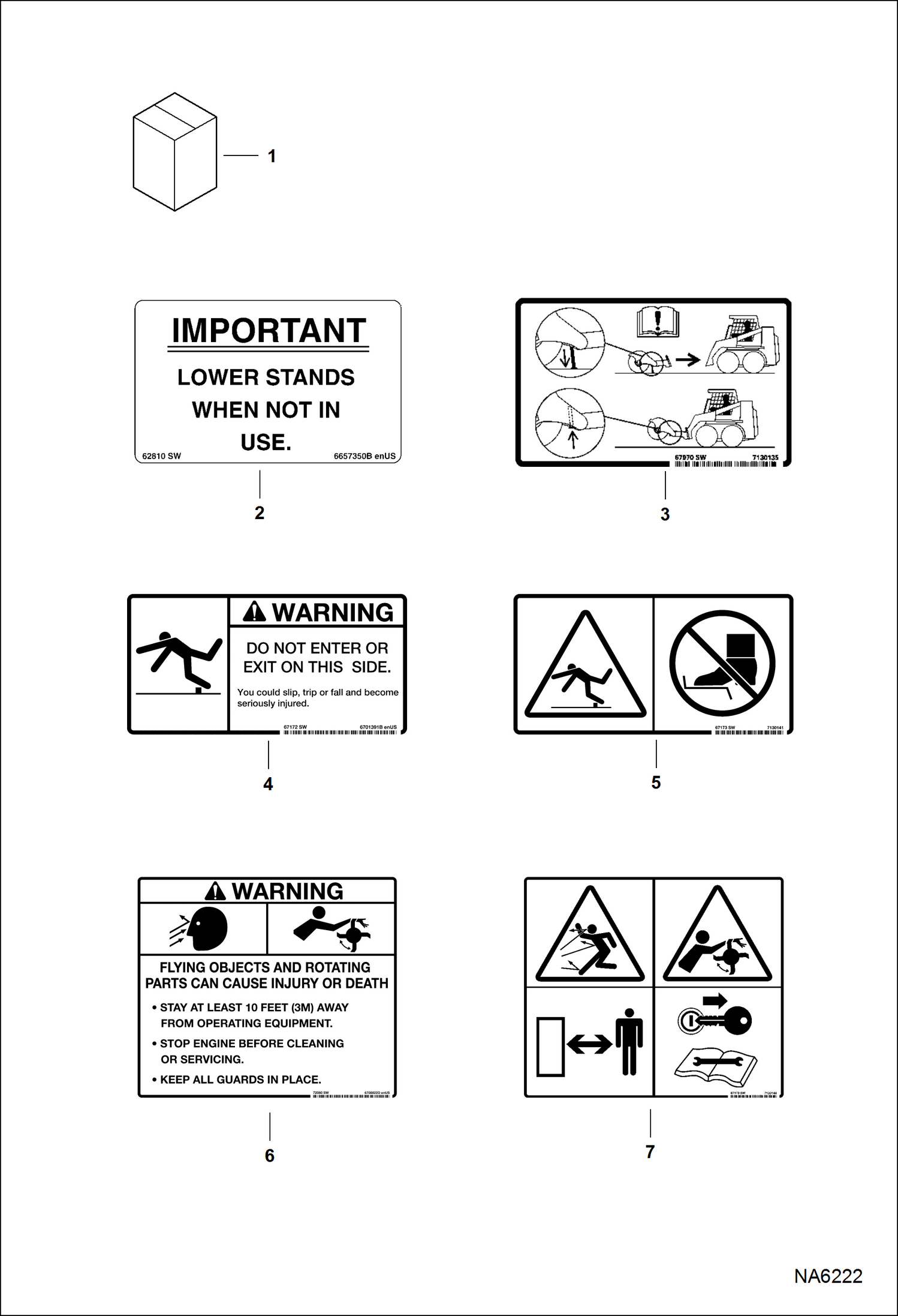 ЩЕТКА УГЛОВАЯ ПОВОРОТНАЯ (ПРЕДУПРЕЖДАЮЩИЕ ТАБЛИЧКИ) (БЕЗ ТЕКСТА) (68-- 6901, 2310, A5CD И 2313) (84-- 0550 И 2314)