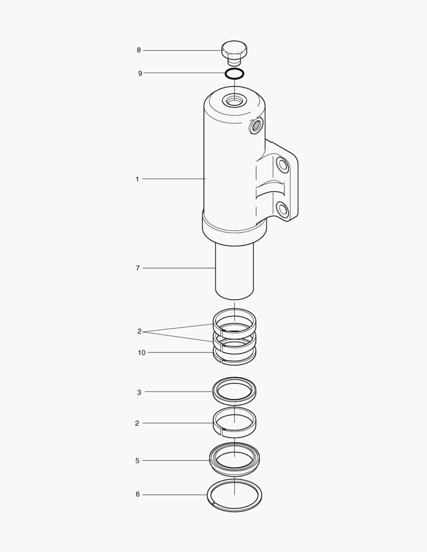Спецтехника 4400 CHOCKING CYLINDER-L.H [1001~2107] - главное фото