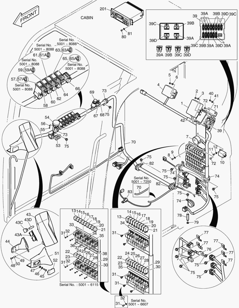 ЭЛЕКТРИЧЕСКИЕ ЗАПЧАСТИ - КАБИНА