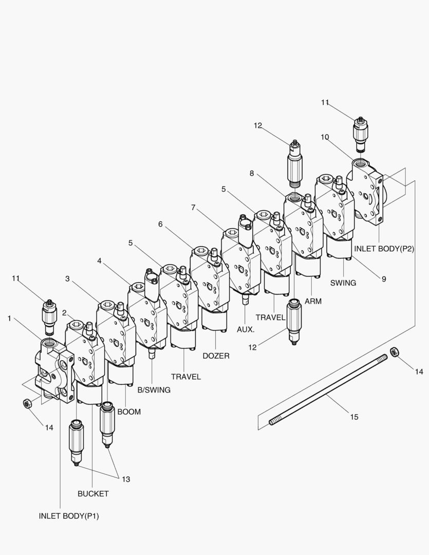 Спецтехника 6180 CONTROL VALVE - главное фото