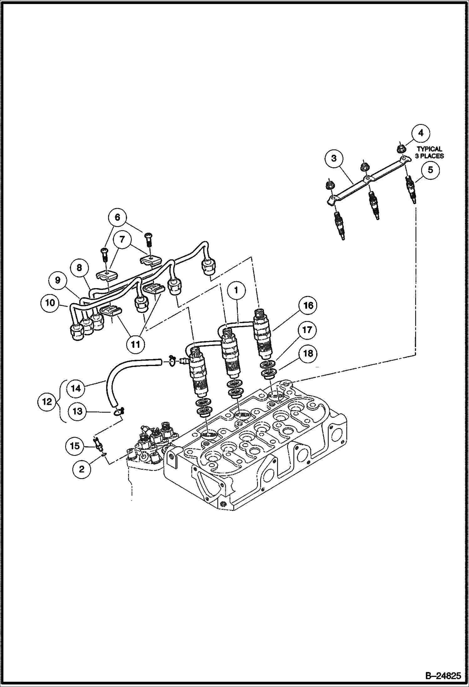 ДЕРЖАТЕЛЬ ФОРСУНКИ И ЗАПАЛЬНАЯ СВЕЧА ДИЗЕЛЬ