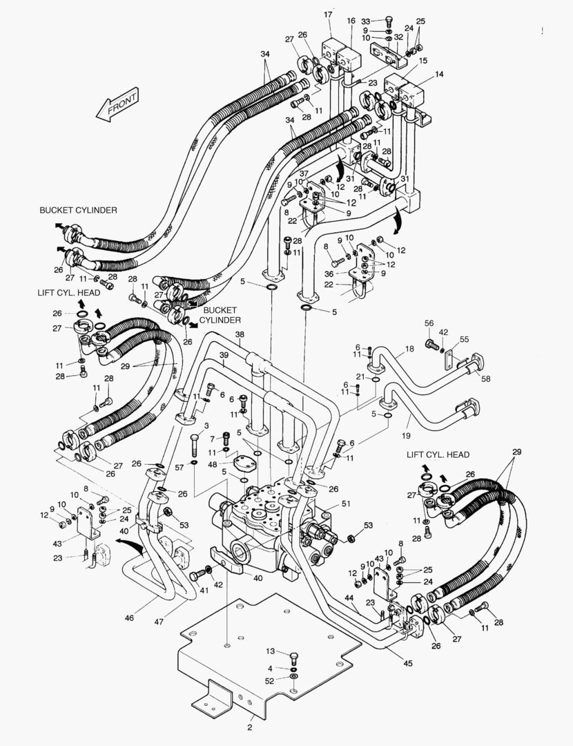 1191 CONTROL VALVE PIPING-3 SPOOL(TOSHIBA) [281~]